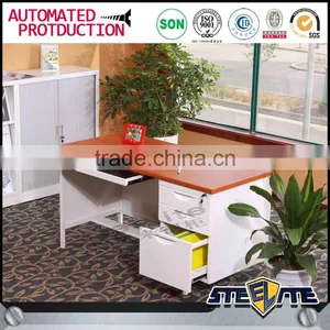 Office Computer Table Design Office Furniture Desk Metal Table for Sale thumbnail-3