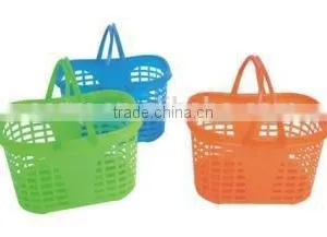 PP Plastic Basket With Handle/Storage Basket/food Basket thumbnail-2
