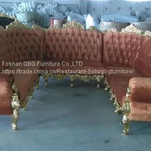 Bar Club Karaoke Couch Sofa in Grey Fabric thumbnail-1