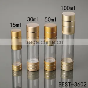 Classic Design Silver 30ml Airless Bottle Essential Oil Airless Pump Bottle 30ml thumbnail-5