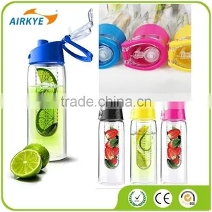 BAP FREE Fruit Juice Infusing Infuser Water Bottle Sport Health Flip Lid thumbnail-1