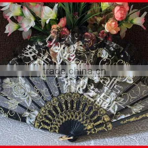 Spanish Plastic Hand Folding Fan thumbnail-2