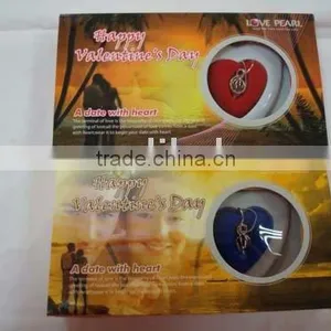 Valentine's Day Love Pearl Necklace(2 Colors) English Version thumbnail-1