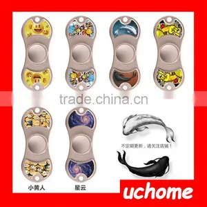 UCHOME 2017 Amazon Hot Sell Metal Torqbar Brass Tri Fidget Spinner, Hand Spinner Toys thumbnail-2
