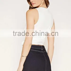 2016 Contemporary Wrap Crop Girls Top HST8013 thumbnail-4