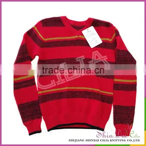China Wholesale Baby Boy School Style v Neck Sweater thumbnail-1