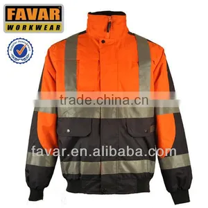 Oxford Winter Flame Retardant Reflective Jacket Coat 240gsm thumbnail-1