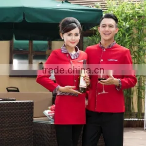 High Quality Poly Cotton Chef Cook Wear Durable Chef Uniform Jacket Shirt thumbnail-5