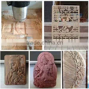 Mini 3D Cnc Router Guide Rail Wood Engraving Machine Low Price Wood Sculpture Machine thumbnail-4