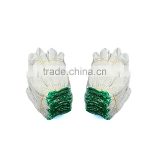 White Poly Cotton Knitted Safety Gloves thumbnail-3