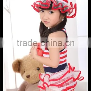 Cute Swimwear Beachwear Sportwear Stripe One Piece thumbnail-4