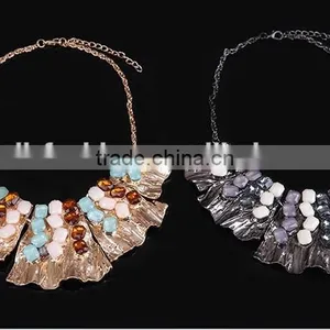 New Fashion Ladies Glass Necklace thumbnail-1