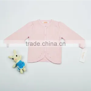 100%cotton Kids Long Sleeve Sweater Cardigan thumbnail-1