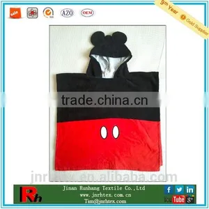 Custom Printed Coral Feece Poncho Towel thumbnail-1
