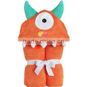 Trade Assurance Custom Cotton Terry Fabric Dinosaur Animal Wholesale Child Caro Home Hooded Towels thumbnail-3