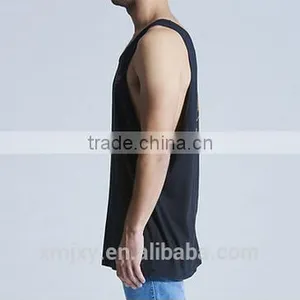 2017 Men Tank Top Front on The Back 100% Cotton OEM Service Bulk Wholesale thumbnail-2