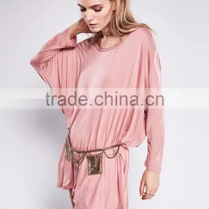 High Quality Loose Fit Casual Long Sleeve t Shirt for Women thumbnail-1