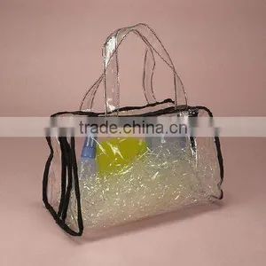 Plastic Beach Bag With Waterproof Material thumbnail-1