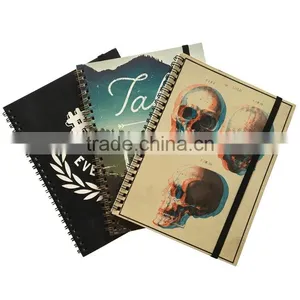 Card Paper Cover Agdena Planner Wire-o Binding Notebook With Elastic Band Writing Notebook thumbnail-1