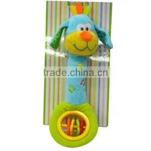 Lovely Squeaky Plush Toy With Abacus Beads for Formative Education/enlighten Education thumbnail-5