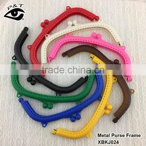 15.5cm Round Neon Jelly Color Plastic Purse Frame Neon Colors Frames thumbnail-2