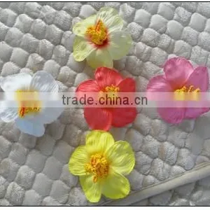 Size 5cm, High Quality Various Color Hibiscus Flowers, Artifical Silk Flowers thumbnail-1
