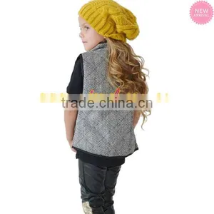 STOCKED Affordably Tweed Children Vest thumbnail-3