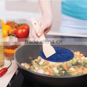 2017 NEW Silicone Splatter Screen Baking Mixing Bowl Guard Covers Pots Shields From Splatter Sprays Avoids Spill thumbnail-4