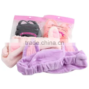 Korean Velvet Cat Ear Headband Women Hair Accessories Wash Shower Cap Head Ornaments Elastic Hair Band Headband thumbnail-1
