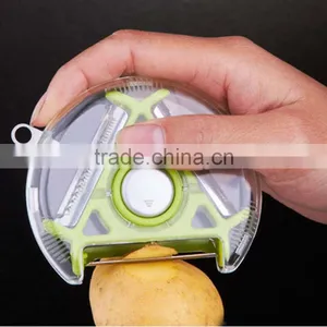 Multifunctional 3 in 1 Kitchen Peeler Grater Slicer Cooking Tools Vegetable Potato Peeler Zester Cutter Rotatable Utensil KC1072 thumbnail-1