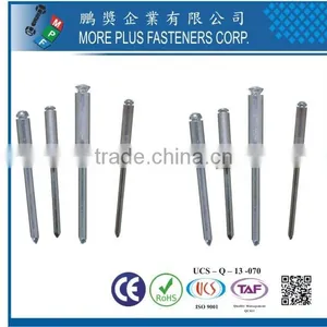 Made in Taiwan Manufacturer Aluminum DIN Open End Blind Rivet thumbnail-4