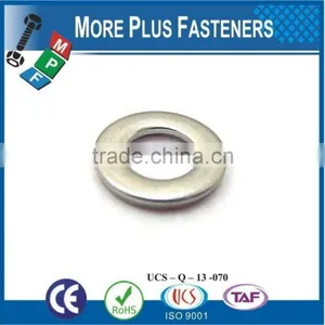 Made in Taiwan Stainless Steel Thick Zinc Plated Flat Washer thumbnail-3