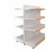 Adjustable 6mm Thick Back Panel (Pegboard) Supermarket Gondola Shelving Unit thumbnail-1