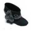 Custom / OEM Fashion Comfortable 0.2cm Heels Size 36-41PU Material Navy Female Ankle Boots thumbnail-1