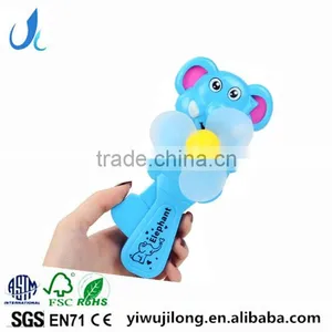 Summer Children's Portable Cartoon Hand Press Fan Creative Mini Hand-held Manual Fans Promotional Gifts for Kids thumbnail-1