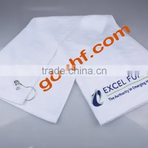 100% Cotton Custom Embroidered Logo Golf Towel thumbnail-2