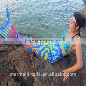Newest Technology Girl's Swimmable Monofins Mermaid Tail for Swimming thumbnail-4