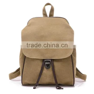 New Designer Fashion Khaki Men's Large Backpack Messenger Bag thumbnail-1