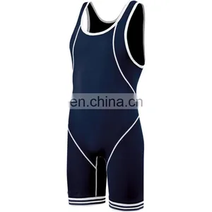 Custom Professional Weight Lifting Wrestling Singlet thumbnail-3