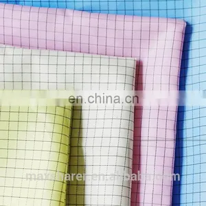 Wholesale Dust Free Conducive Yarn 5mm Grid/strap Antistatic Esd Cleanroom Fabric thumbnail-2