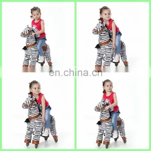 HI CE Ride on Toy Horse Mechanical Toy Horse on Wheels thumbnail-1
