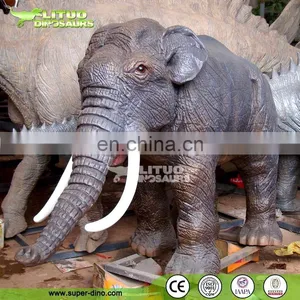 Professional Animatronic Elephant Model Life Size Elephant for Sale thumbnail-3