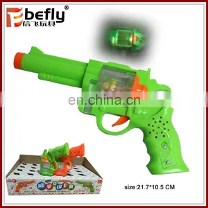 With Light and Sound Plastic Revolver Gun With Candy thumbnail-1