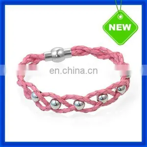 New 2014 Leather Charm Bangles TPSBE449 thumbnail-1
