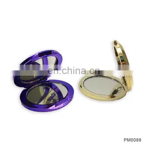 Custom Transfer Logo Sedex Audit Pocket Mirror Wholesale Foldable Double Sided Mirror thumbnail-2
