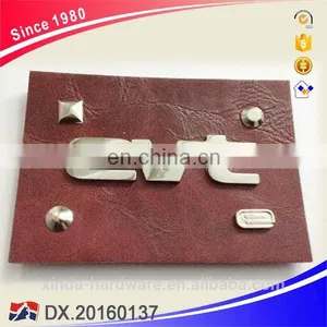 Real Leather Label & PU Leather Label & Metal Leather Label thumbnail-3