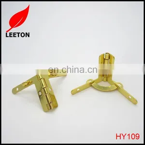 Factory Supply Shiny Gold Quadrant Hinge for Wooden Boxes thumbnail-1