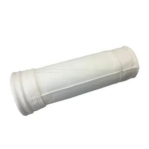 High Temperature Needle Punched Nonwoven 100% Sleeve PTFE Felt Collector Bags Polypropylene Industrial Filter Bag thumbnail-3