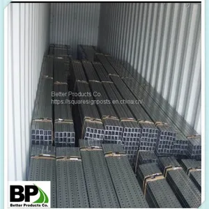 Steel Galvanized Square Sign Posts thumbnail-3