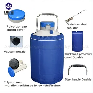 Wholesale 10L Nitrogen Cryogenic Tank Liquid Nitrogen Cylinder thumbnail-4
